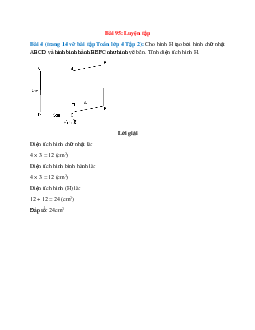 Cho hình H tạo bởi hình chữ nhật ABCD và hình bình hành BEFC