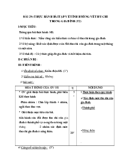 GIÁO ÁN CÔNG NGHỆ 6 BÀI 29::THỰC HÀNH GIÁO ÁN CÔNG NGHỆ 6 BÀI TẬP VỀ TÌNH HUỐNG VỀ THU CHI TRONG GIA ĐÌNH (T2) MỚI NHẤT – CV5555