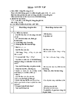 Giáo án Toán lớp 3 Tuần 14 mới nhất