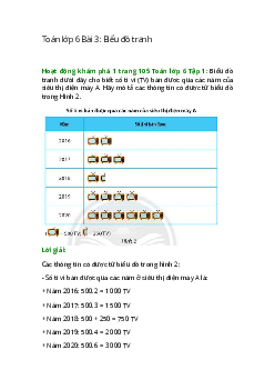 Hoạt động khám phá 1 trang 105 Toán 6 Tập 1 | Chân trời sáng tạo Giải toán lớp 6