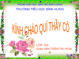 Giáo án đạo đức 5 Bài 11: Em yêu Tổ Quốc Việt Nam