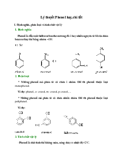 Lý thuyết Phenol (mới 2023 + 15 câu trắc nghiệm) hay, chi tiết