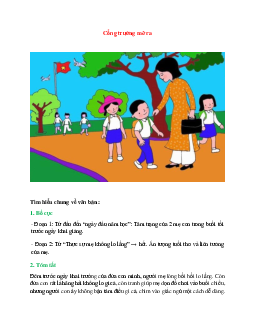 Cổng trường mở ra - Ngữ văn lớp 7