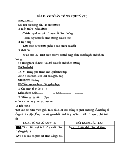 GIÁO ÁN CÔNG NGHỆ 6 BÀI 16: CƠ SỞ ĂN UỐNG HỢP LÝ (T1) MỚI NHẤT – CV5555