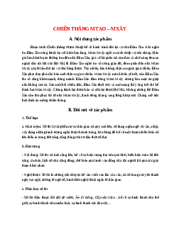 Chiến thắng Mtao-Mxây - Tác giả tác phẩm - Ngữ văn lớp 10