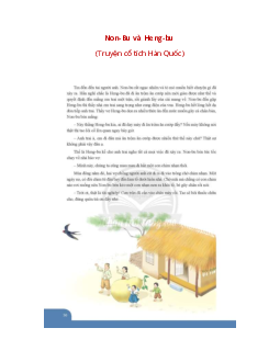 Soạn bài Non-Bu và Heng-bu – hay nhất Chân trời sáng tạo