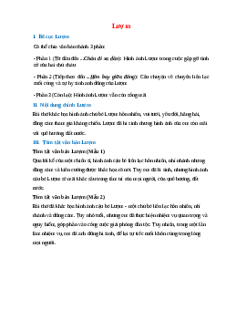 Bố cục bài Lượm chuẩn nhất
