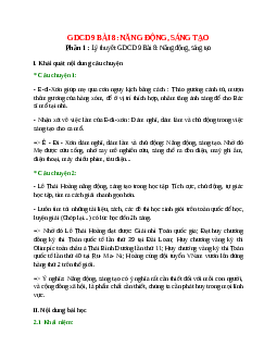Lý thuyết GDCD 9 Bài 8 (mới 2023 + 10 câu trắc nghiệm): Năng động, sáng tạo