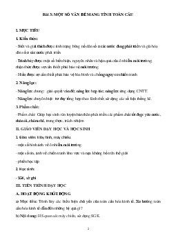 Giáo án Địa lí 11 Bài 3 Một số vấn đề mang tính toàn cầu mới nhất