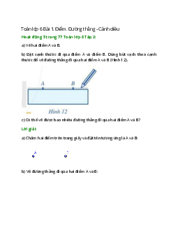 Hoạt động 5 trang 77 Toán 6 Tập 2 | Cánh diều Giải toán lớp 6