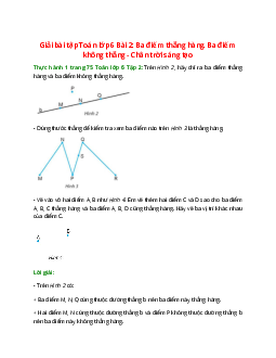 Thực hành 1 trang 75 Toán 6 Tập 2 | Chân trời sáng tạo Giải toán lớp 6