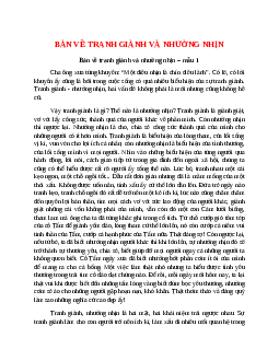 Top 13 bài Bàn về tranh giành và nhường nhịn 2023 hay nhất