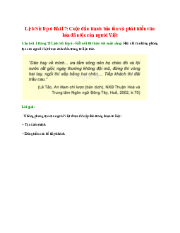 Hãy chỉ ra những phong tục của người Việt được nhắc đến trong tư liệu trên