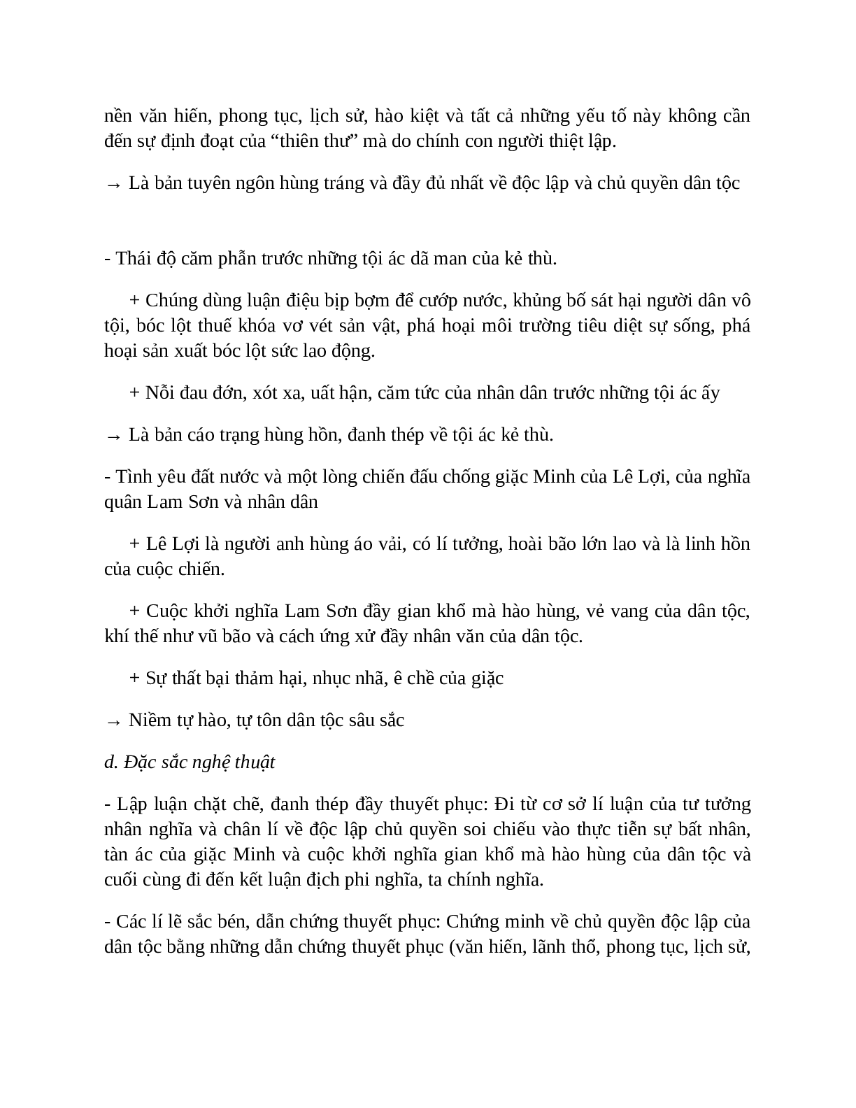 TOP 6 bài Chứng minh Bình Ngô đại cáo là áng thiên cổ hùng văn SIÊU HAY (trang 6)