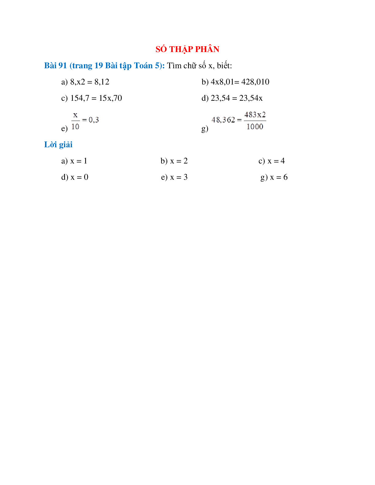 Tìm chữ số x, biết: 8,x2 = 8,12 (trang 1)
