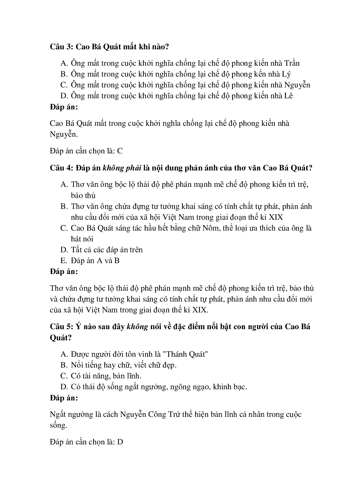 37 câu Trắc nghiệm Bài ca ngắn đi trên bãi cát có đáp án 2023 – Ngữ Văn lớp 11 (trang 2)