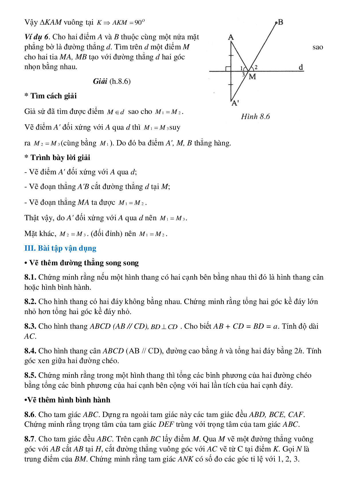 Hình phụ để giải toán trong chương tứ giác (trang 4)