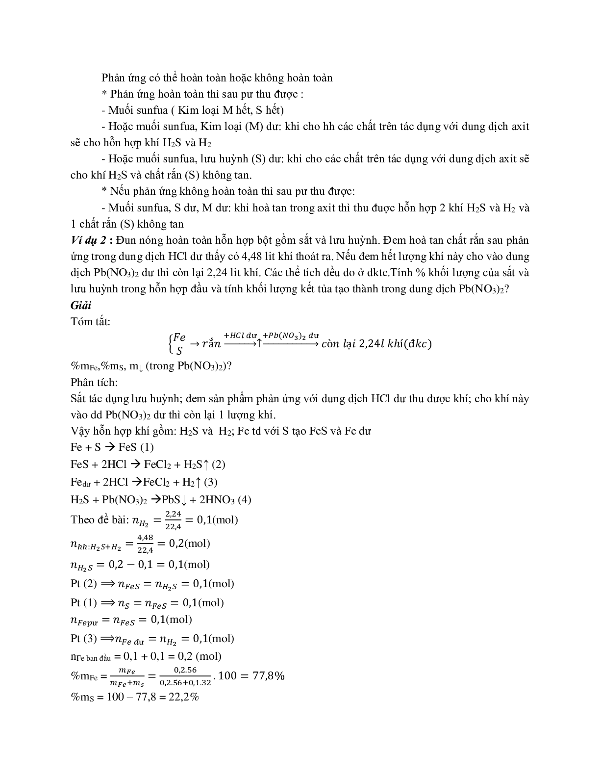 Bài tập về Oxi - Lưu huỳnh có đáp án, chọn lọc (trang 6)