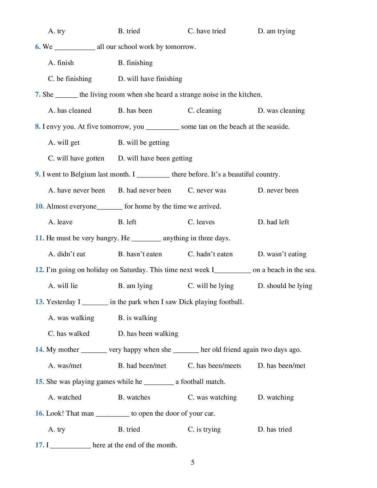 Chinh phục ngữ pháp tiếng Anh lớp 12 (trang 5)