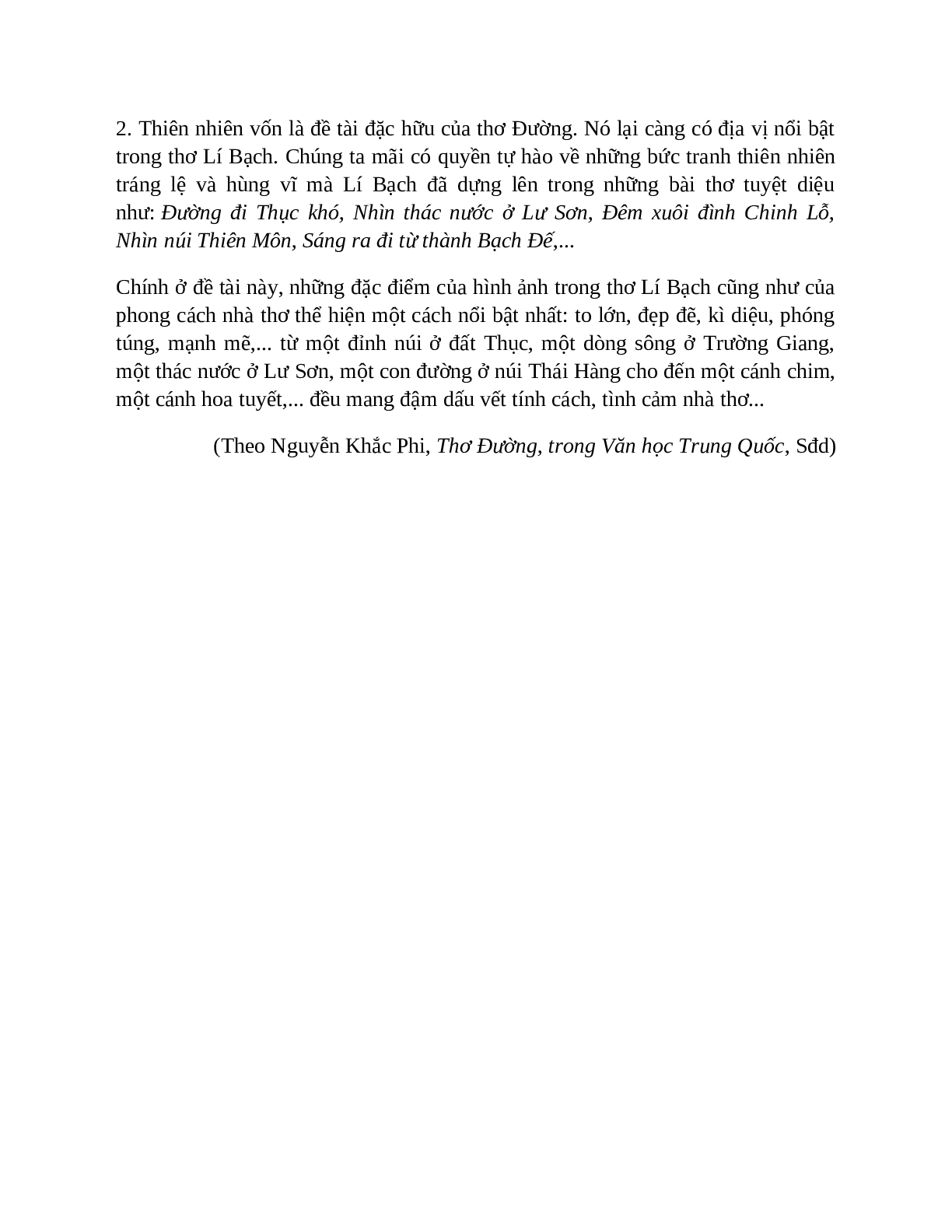 Sơ đồ tư duy bài Xa ngắm thác núi Lư dễ nhớ, ngắn nhất - Ngữ văn lớp 7 (trang 7)
