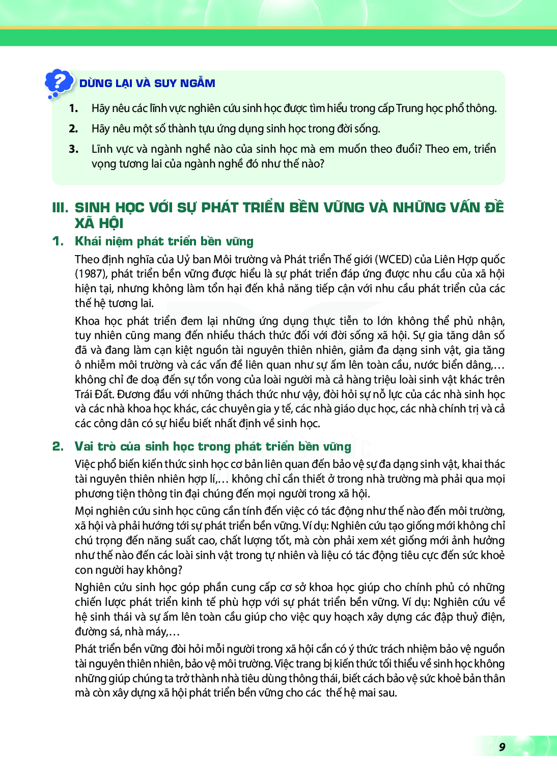 Sinh học lớp 10 Kết nối tri thức pdf (trang 10)