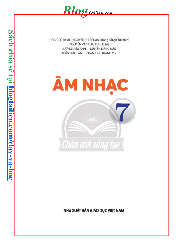 Âm nhạc lớp 7 Chân trời sáng tạo pdf (trang 2)