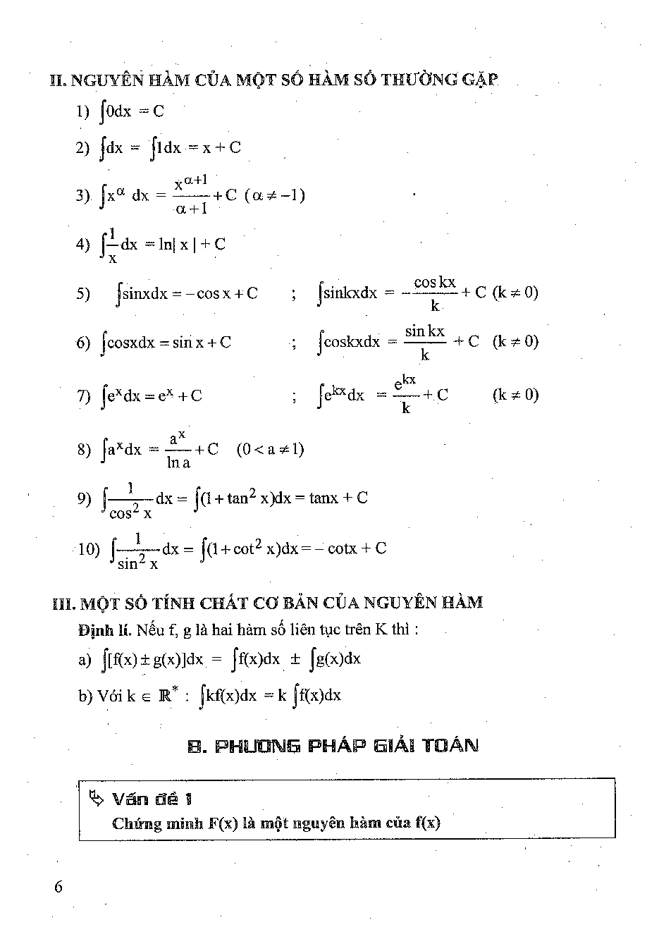 Giải toán 12 nguyên hàm tích phân - Trần Đức Huyên (trang 6)