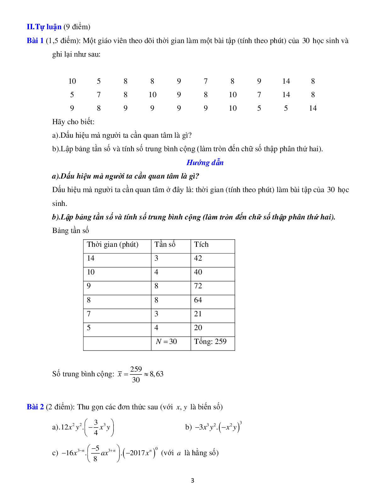 Bộ đề thi giữa kì 2 lớp 7 (trang 3)