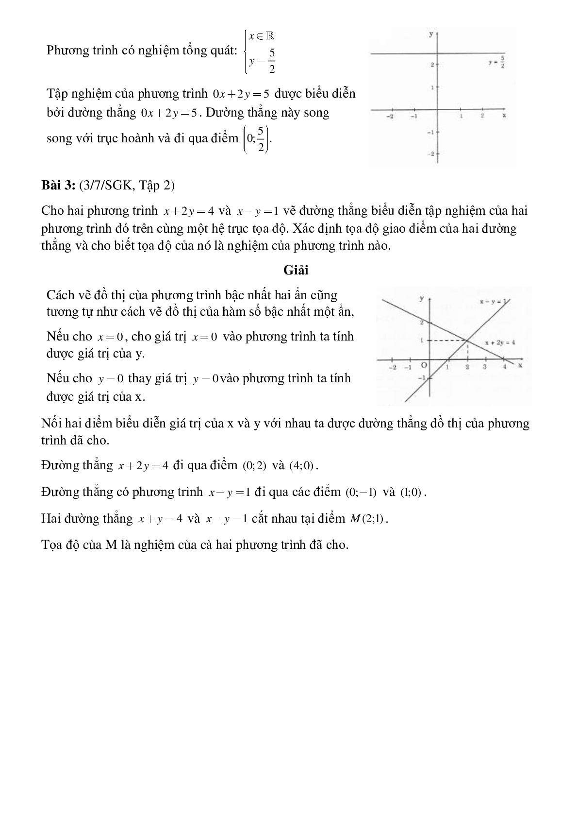 50 Bài tập Phương trình bậc nhất hai ẩn (có đáp án)- Toán 9 (trang 4)