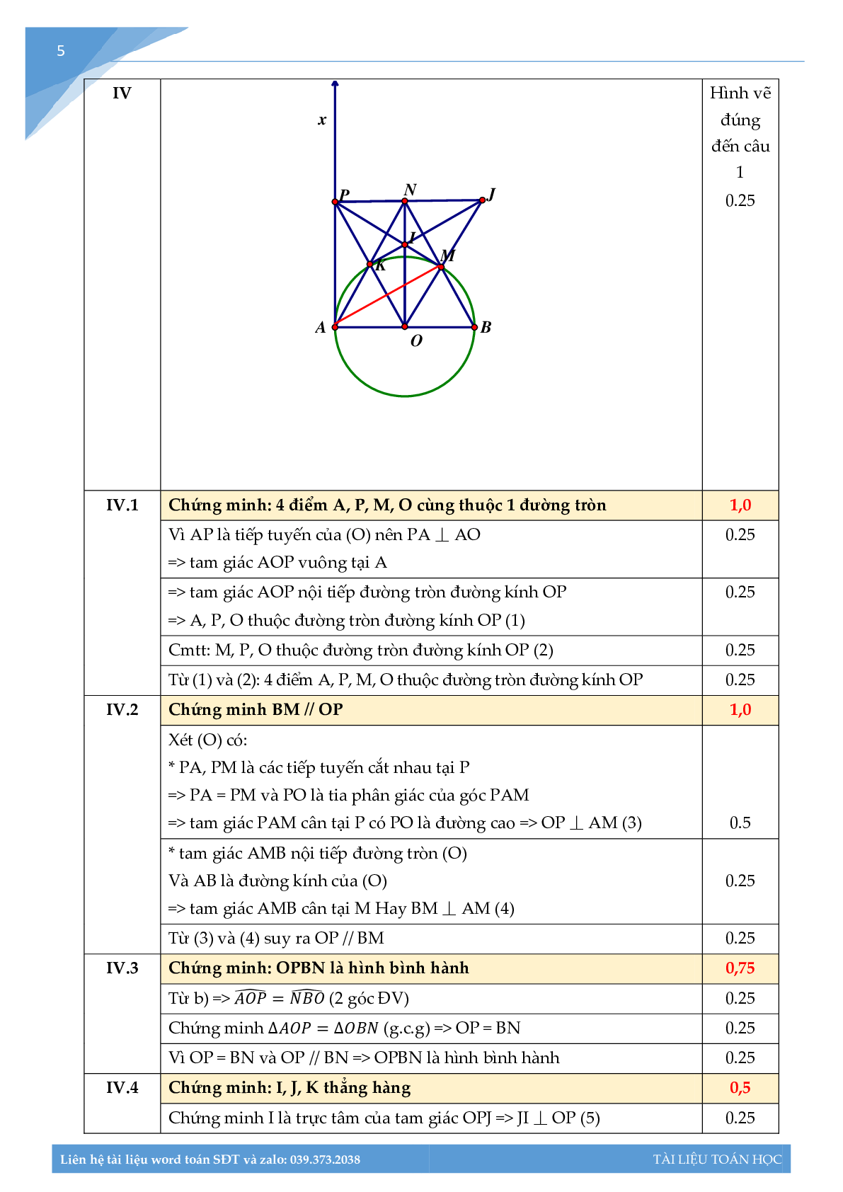 Đề học kì một môn toán lớp 9 năm 2022 Hà Nội (trang 5)