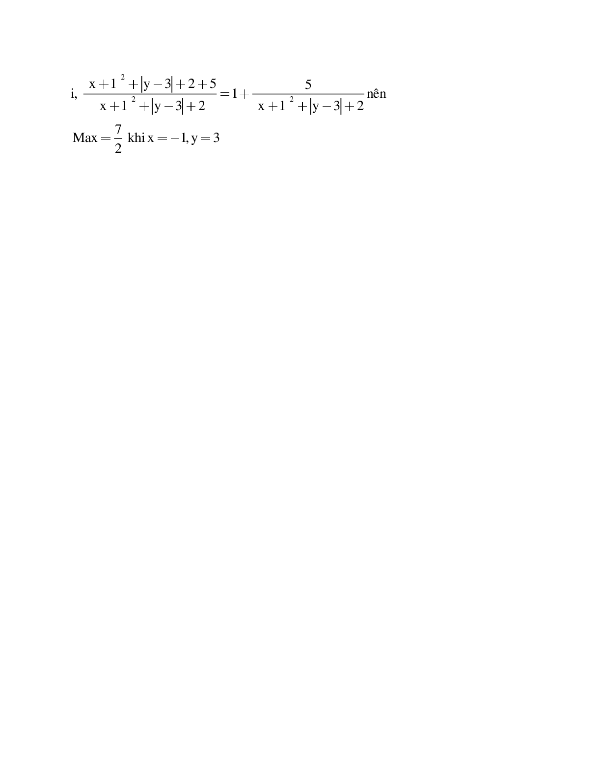 Cách giải Tìm giá trị lớn nhất, giá trị nhỏ nhất của biểu thức đại số (trang 3)