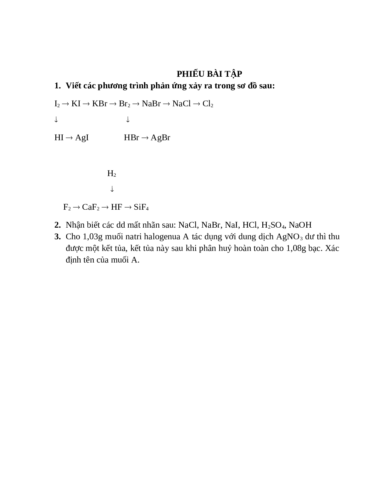 Giáo án Hóa học lớp 10 nâng cao bài 25 Flo-Brom-iot mới nhất (trang 9)