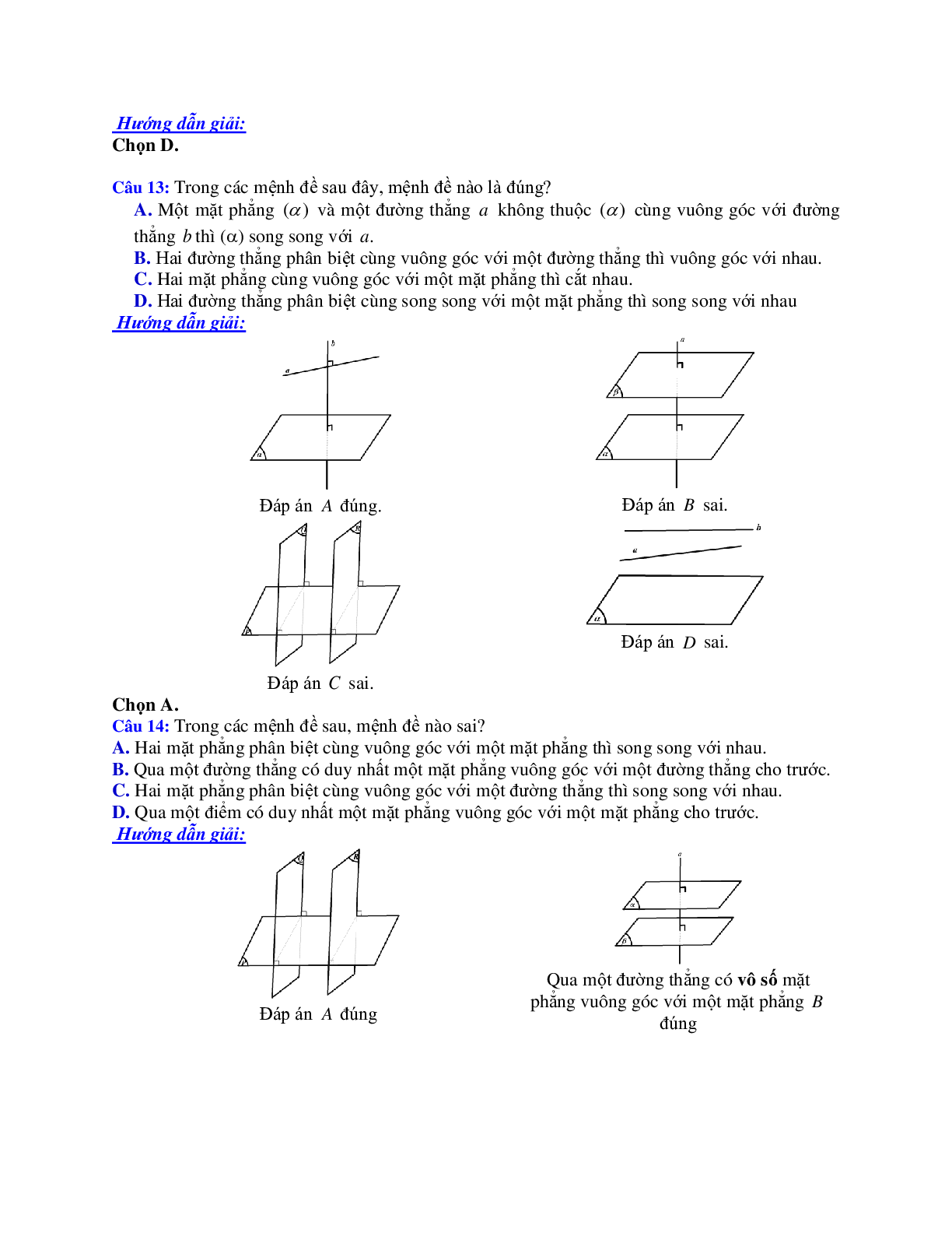 Phương pháp giải và bài tập về hai mặt phẳng vuông góc chọn lọc (trang 4)