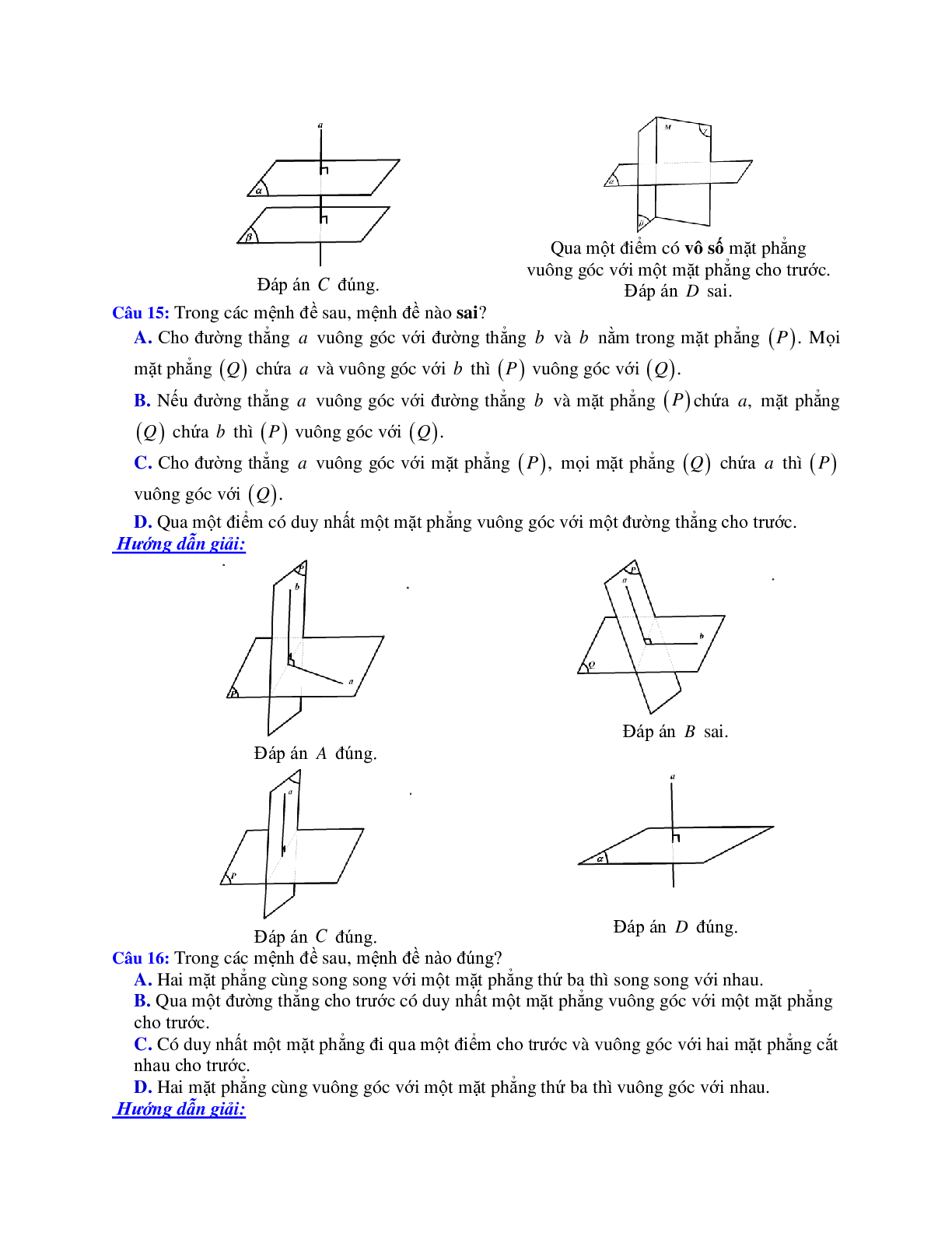 Phương pháp giải và bài tập về hai mặt phẳng vuông góc chọn lọc (trang 5)