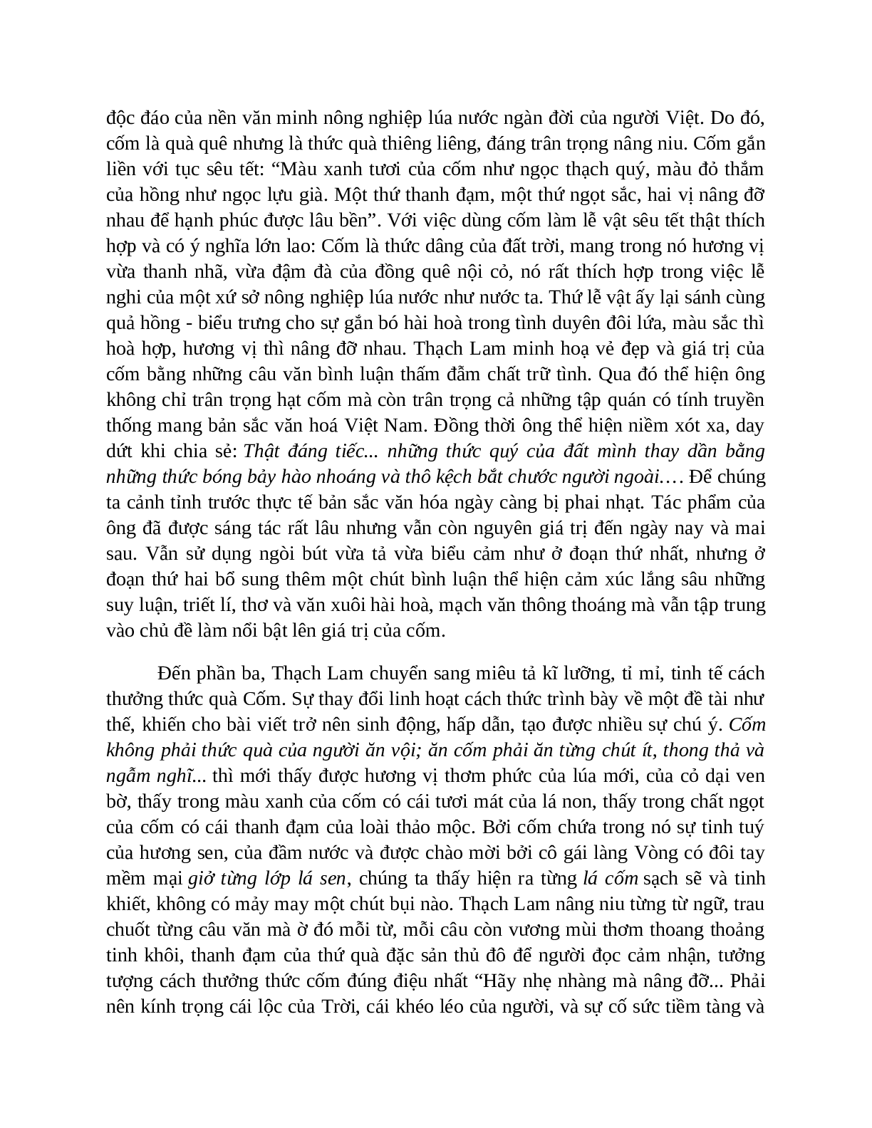 Sơ đồ tư duy bài Một thứ quà của lúa non Cốm dễ nhớ, ngắn nhất - Ngữ văn lớp 7 (trang 6)