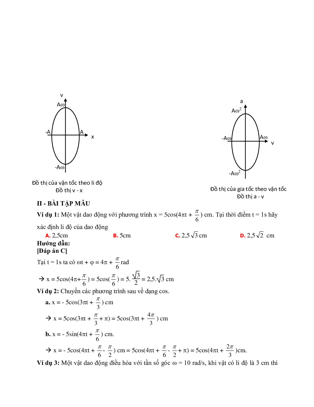 Chuyên đề Dao động cơ môn Vật lý lớp 12 (trang 3)