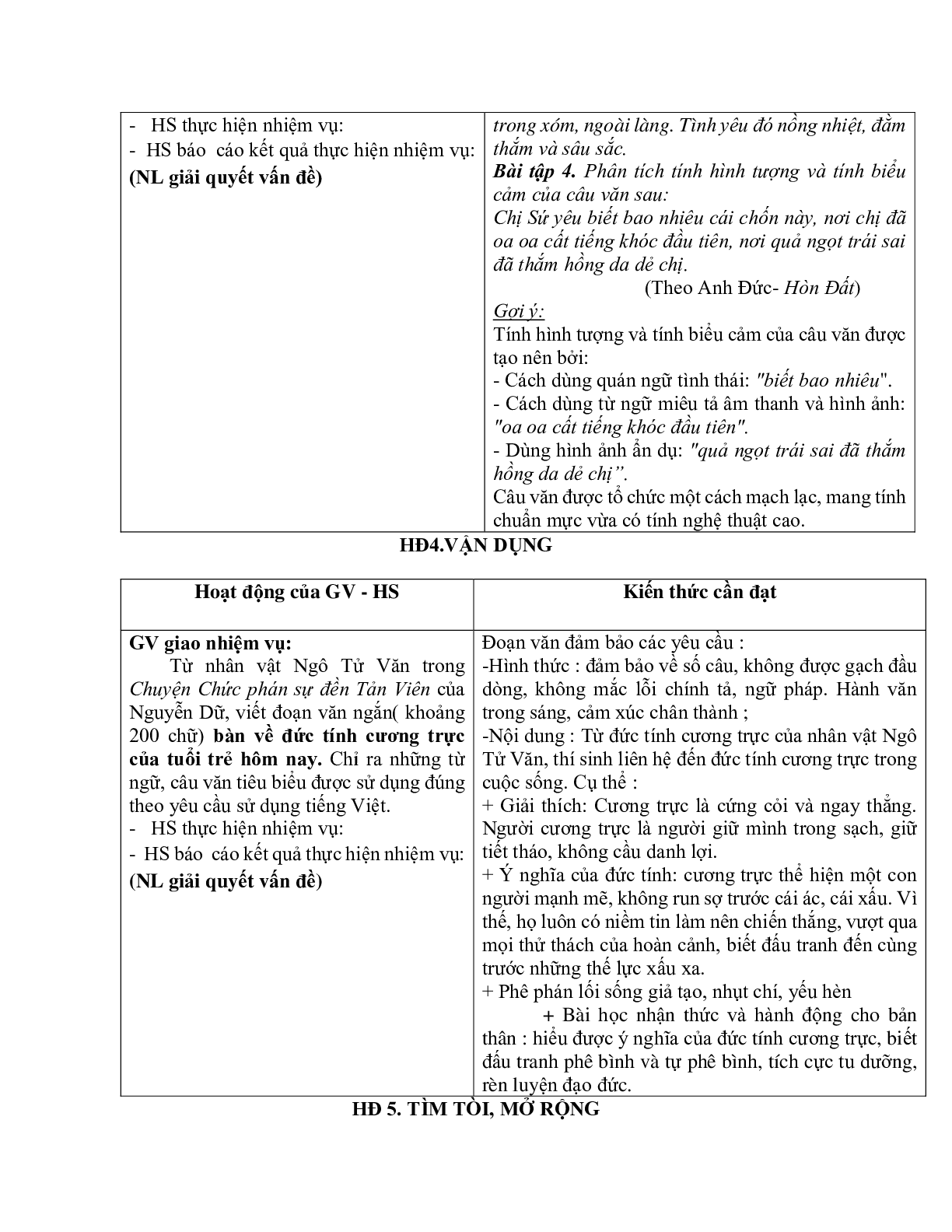 Giáo án ngữ văn lớp 10 Tiết 70: Những yêu cầu về sử dụng tiếng việt (trang 6)