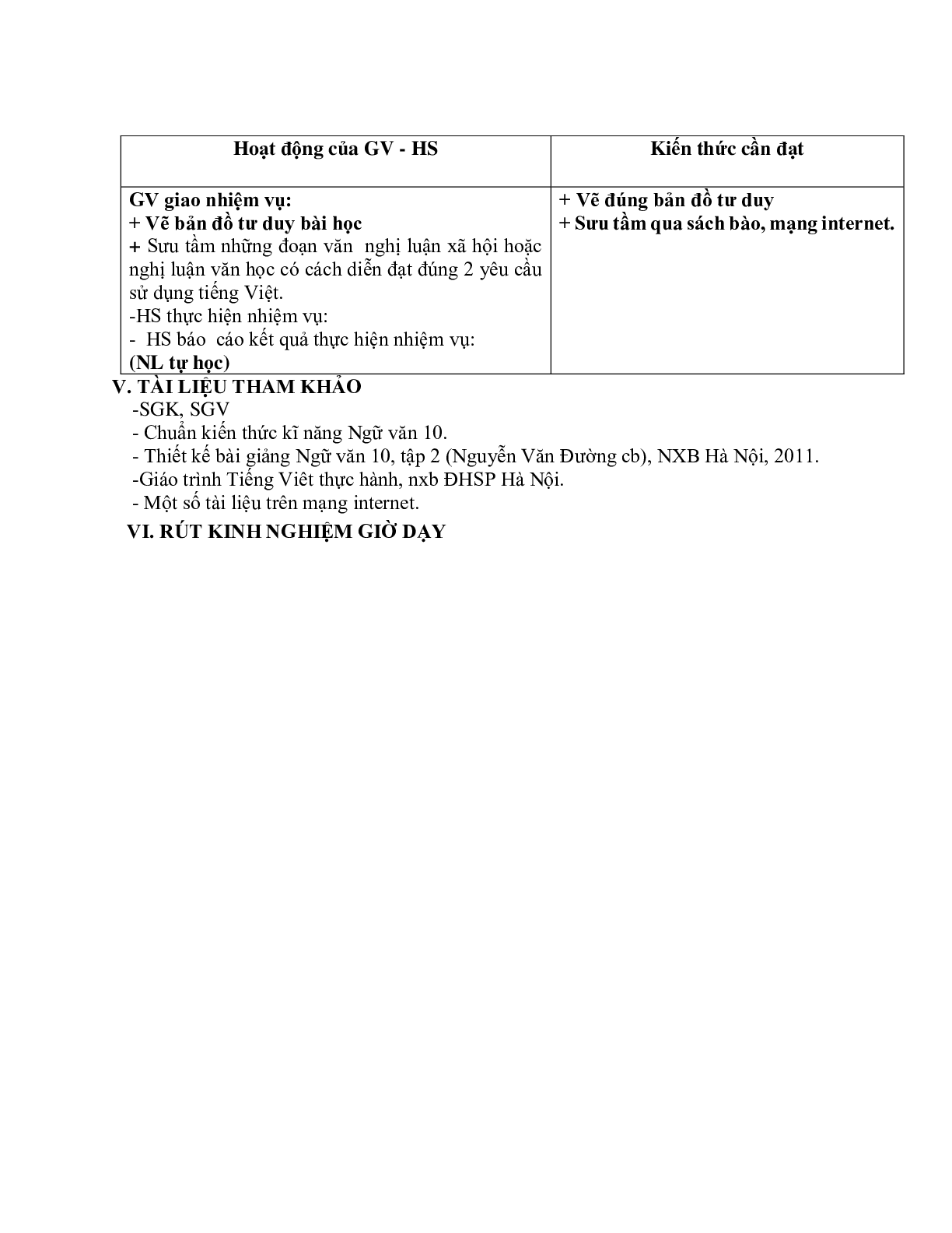 Giáo án ngữ văn lớp 10 Tiết 70: Những yêu cầu về sử dụng tiếng việt (trang 7)