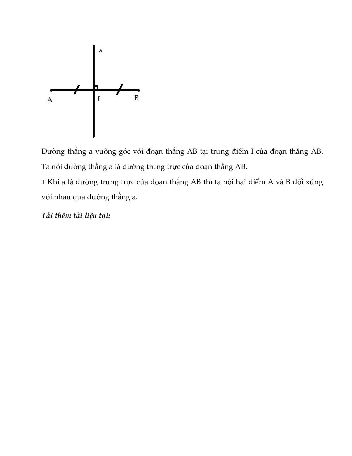 Lý thuyết Toán lớp 7: Hai đường thẳng vuông góc (trang 3)