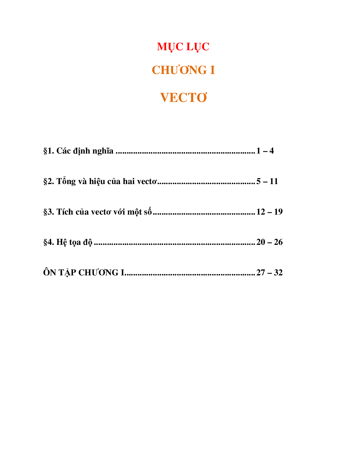 Tài liệu học tập chủ đề Vectơ đầy đủ và chi tiết (trang 4)