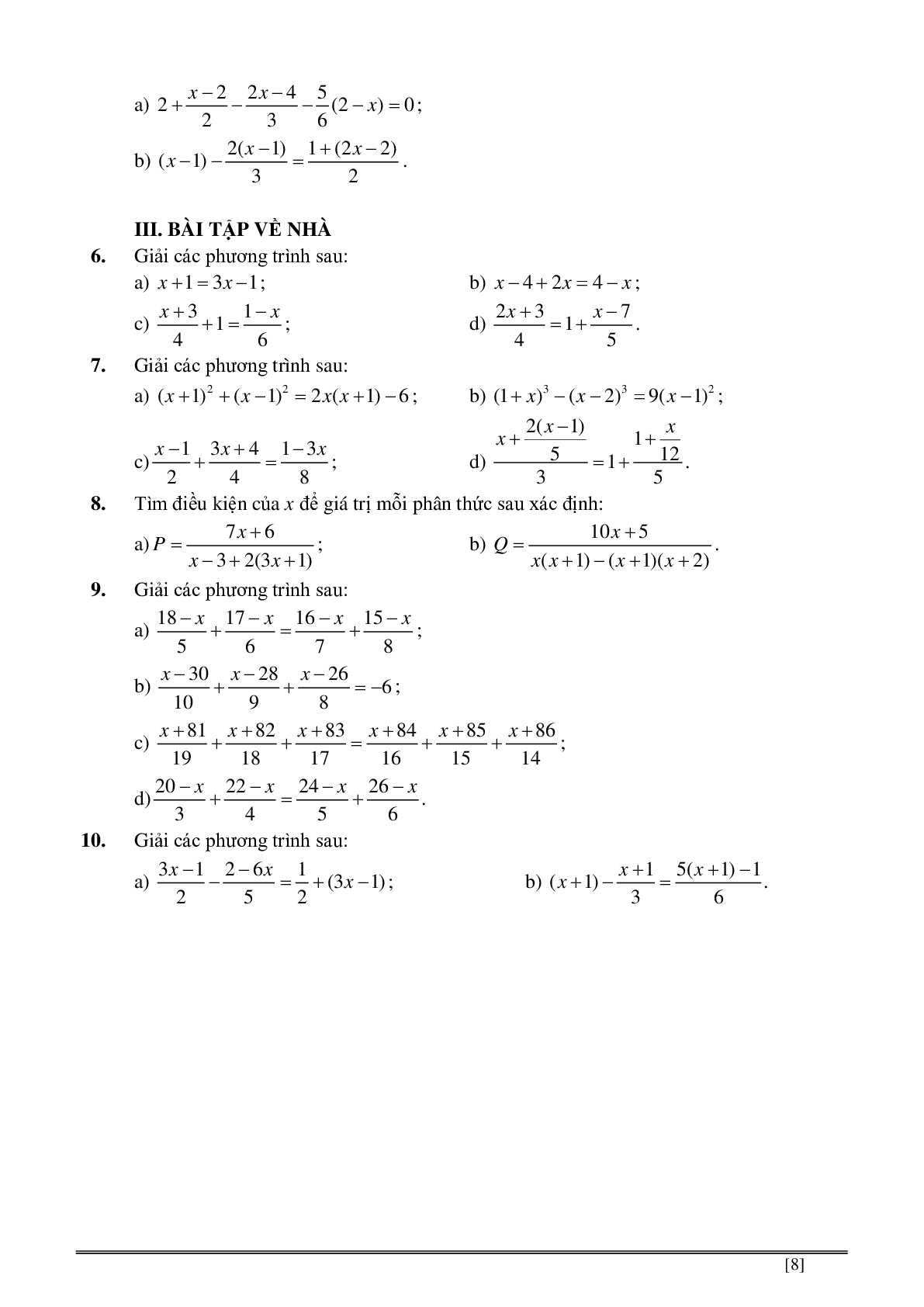 Củng cố và ôn luyện toán 8 kì 2 trang 139-186 (trang 8)