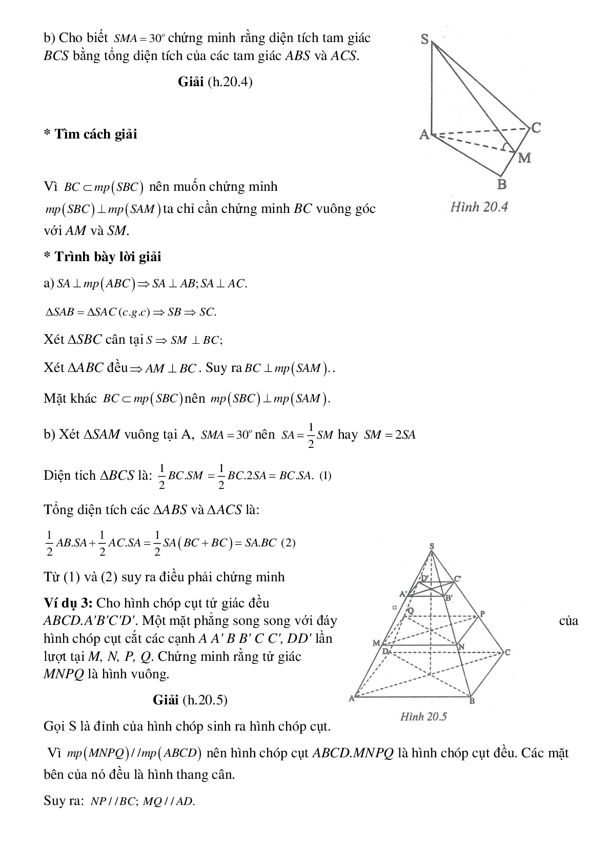 Hình chóp đều - Hình học toán 8 (trang 3)