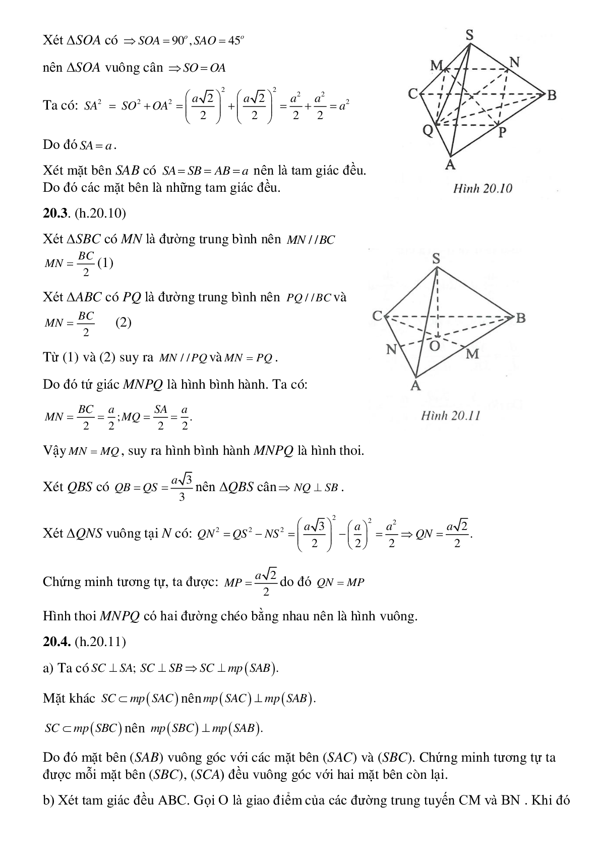 Hình chóp đều - Hình học toán 8 (trang 8)
