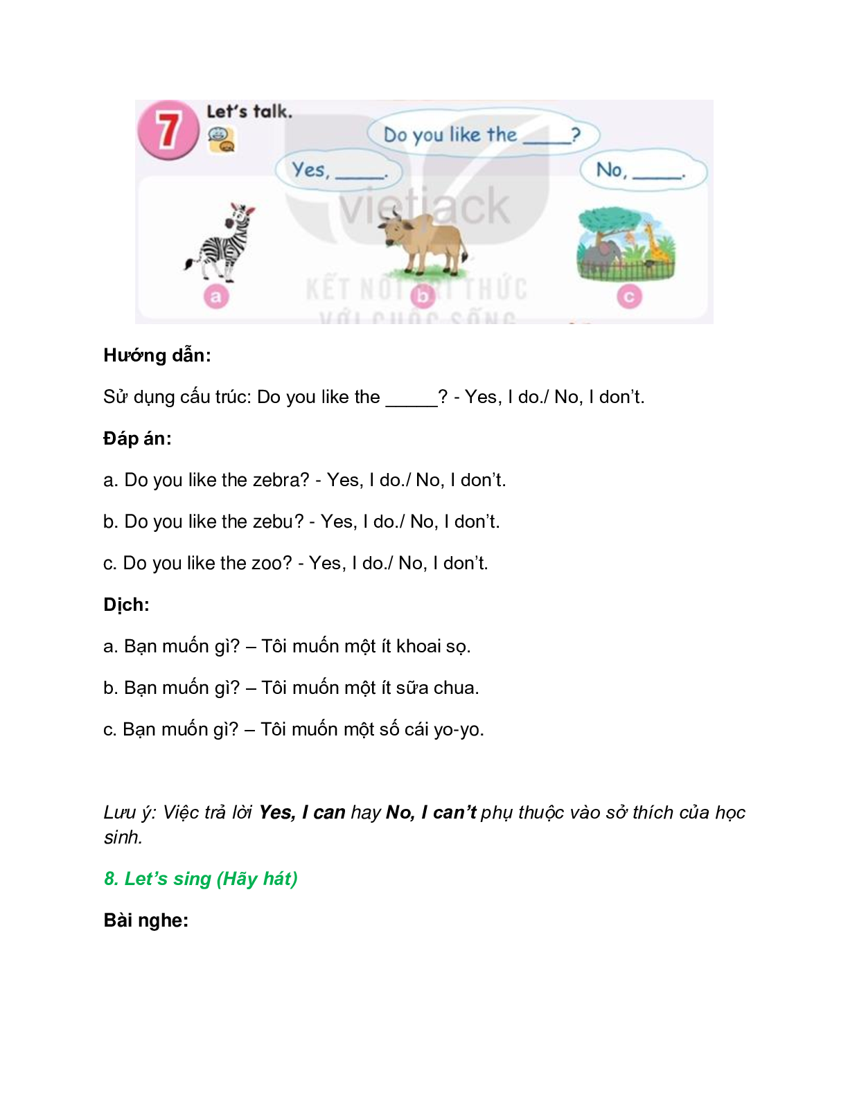 Tiếng Anh lớp 2 Unit 10 Lesson 3 trang 45 – Kết nối tri thức (trang 2)
