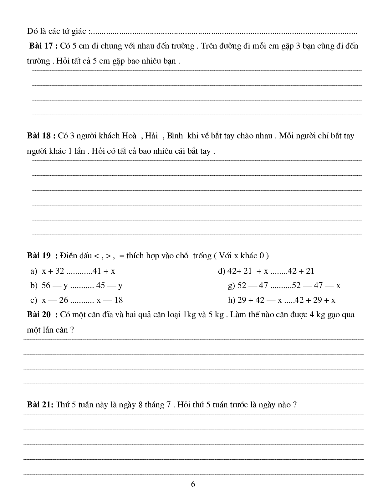 39 bài toán nâng cao môn Toán lớp 2 (trang 6)