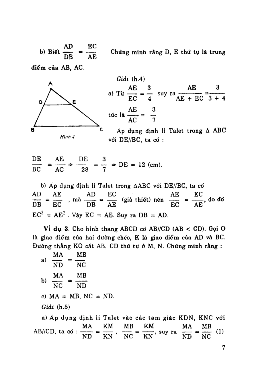 Các bài tập và chuyên đề tam giác đồng dạng Toán 8 chọn lọc (trang 5)