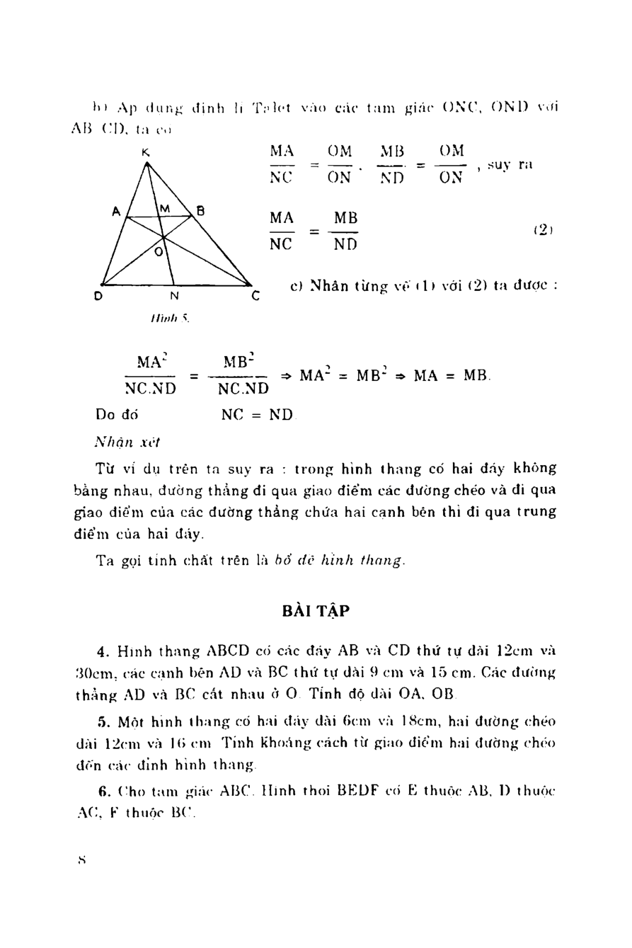 Các bài tập và chuyên đề tam giác đồng dạng Toán 8 chọn lọc (trang 6)