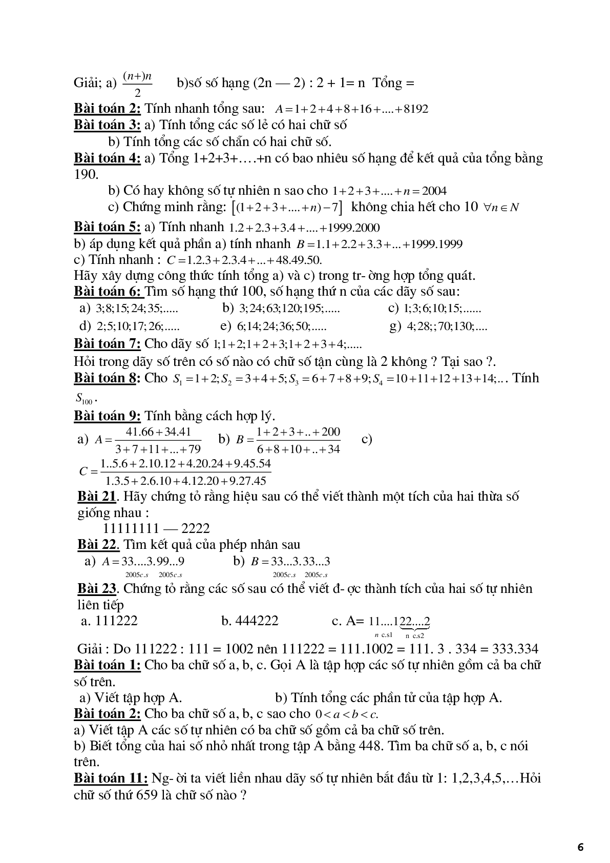 Các phép toán trong N (trang 6)