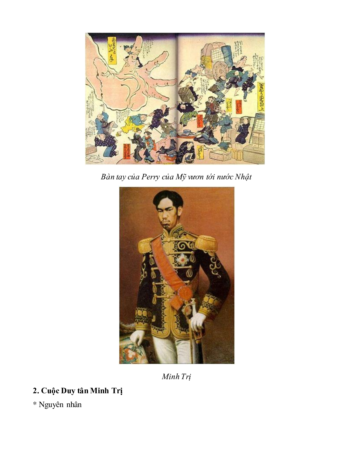 Lý thuyết Lịch sử 11: Bài 1: Nhật Bản mới nhất (trang 3)