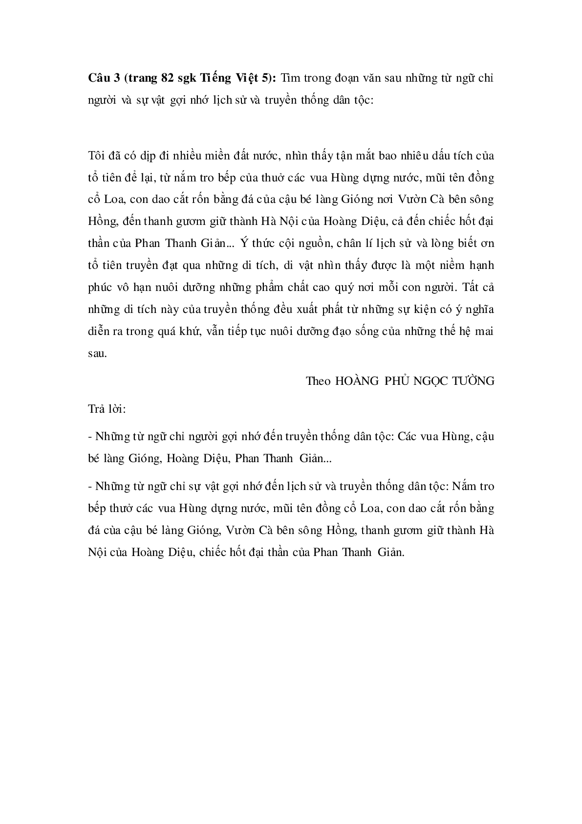 Soạn Tiếng Việt lớp 5: Luyện từ và câu: Mở rộng vốn từ: Truyền thống mới nhất (trang 2)
